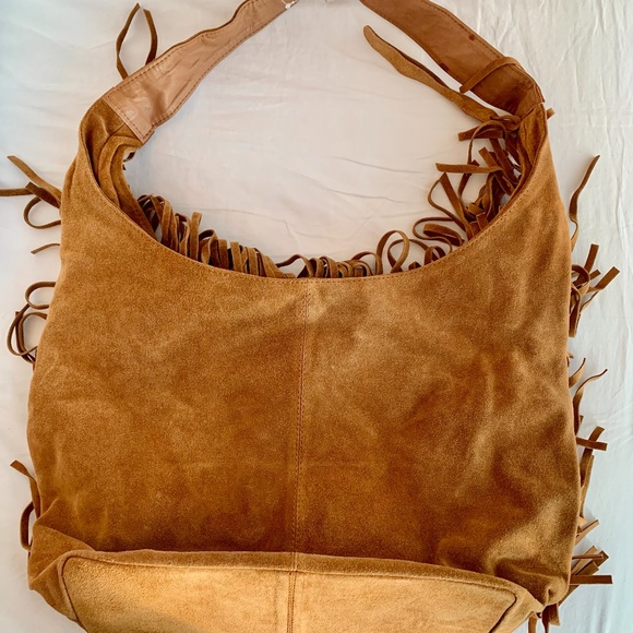Top Shop suede fringe bag. - Picture 2 of 4